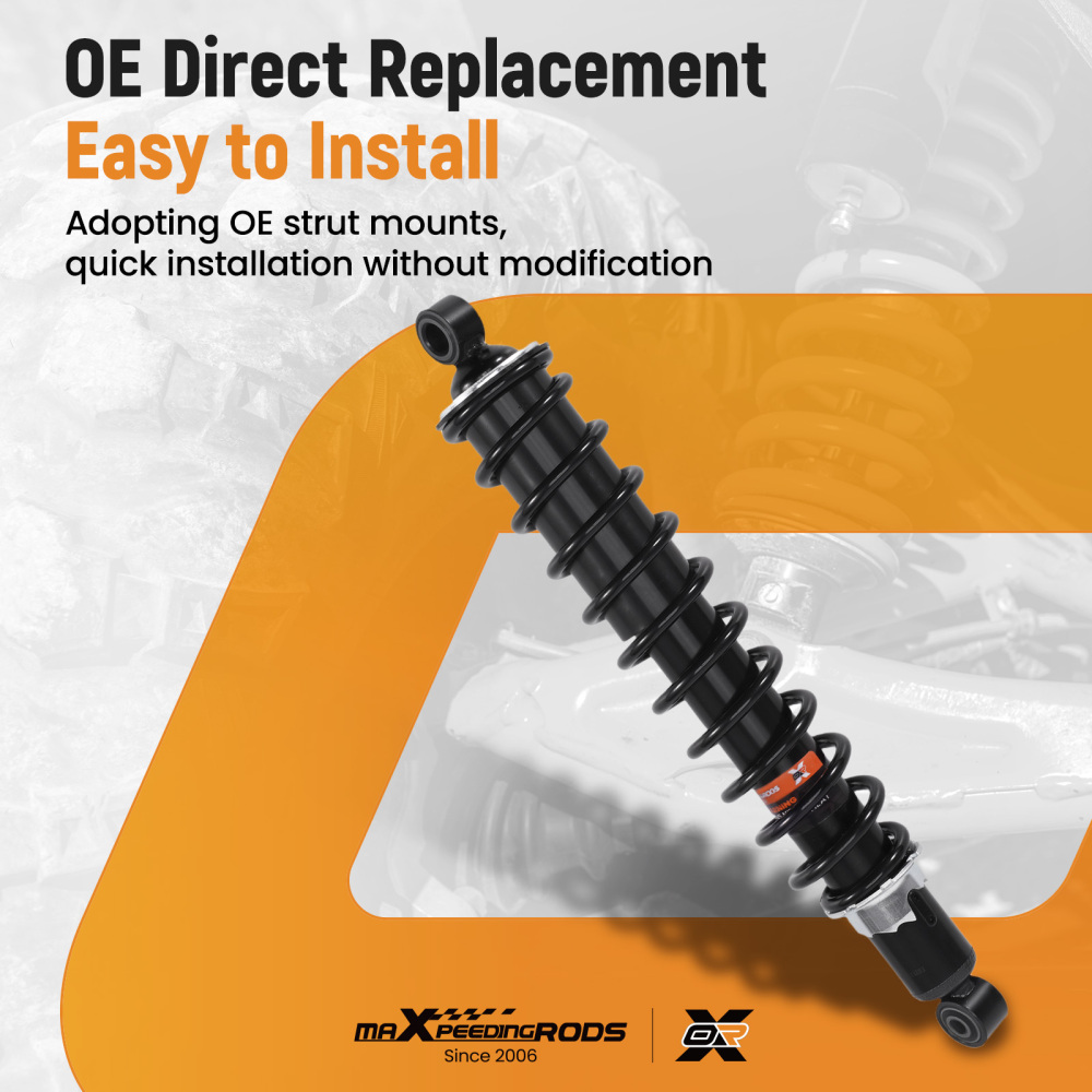 2x Rear Shocks Strut Absorber Kit compatible for Honda Rubicon 500 2001-2014 TRX500FA