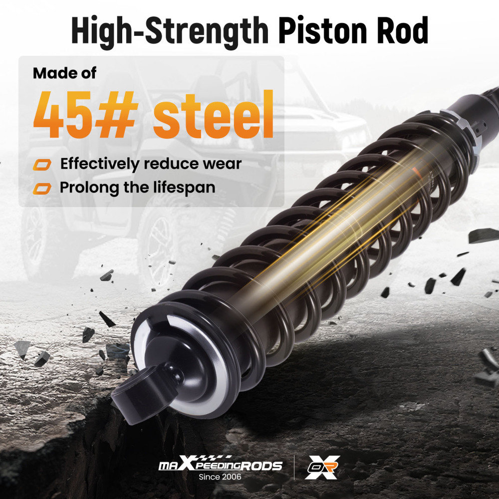 2x Rear Shocks Strut Absorber Kit compatible for Honda Rubicon 500 2001-2014 TRX500FA