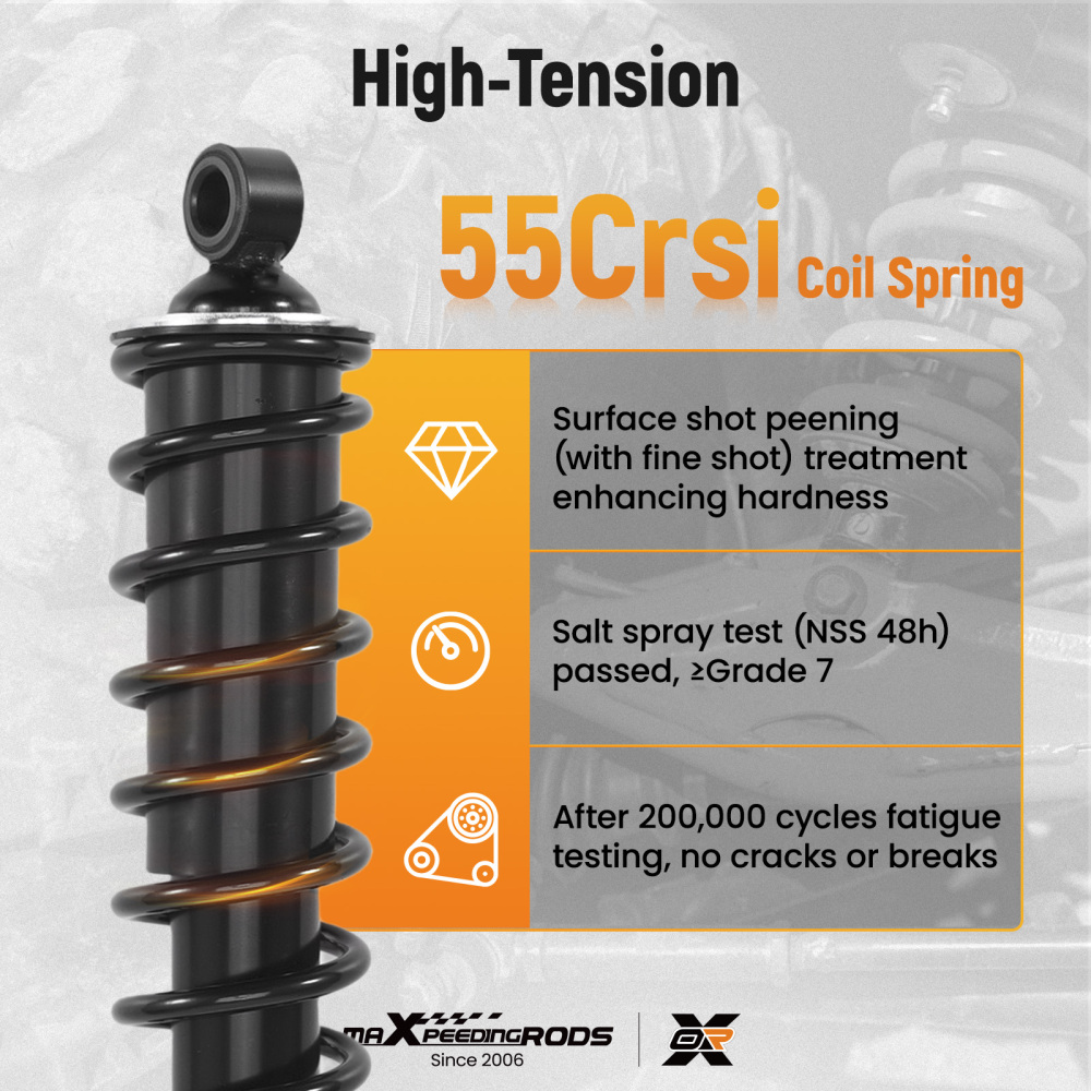 2x Rear Shocks Strut Absorber Kit compatible for Honda Rubicon 500 2001-2014 TRX500FA