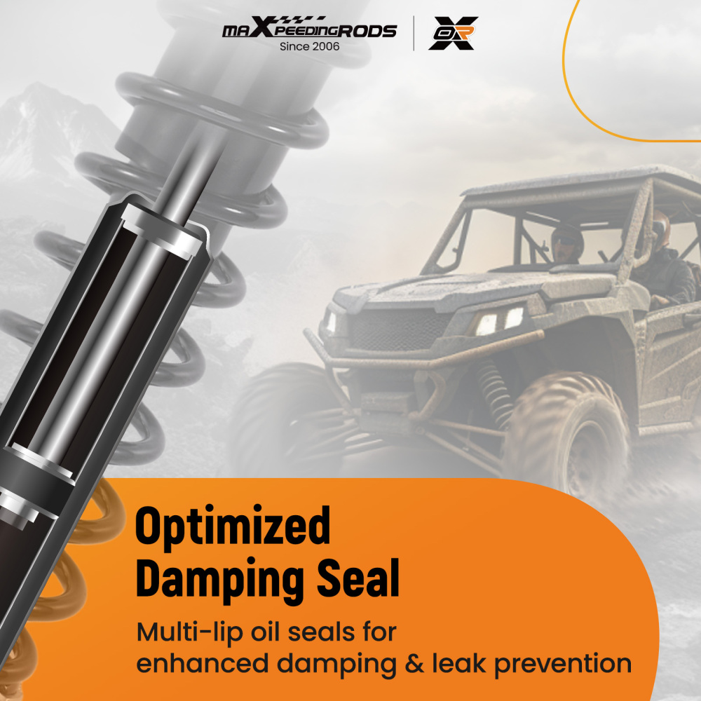 2x Rear Shocks Strut Absorber Kit compatible for Honda Rubicon 500 2001-2014 TRX500FA