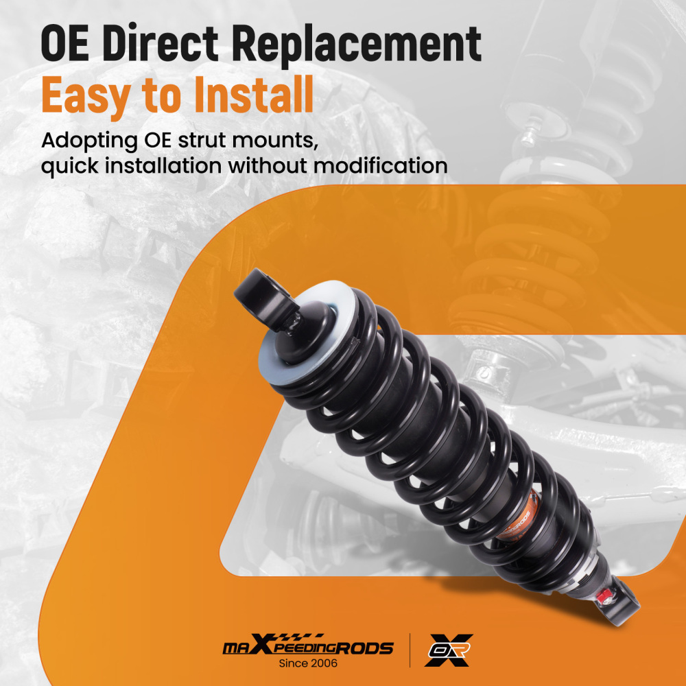 Front Shocks Strut Absorber Kit compatible for Honda Rancher 350 4x4 ES 2000-2006