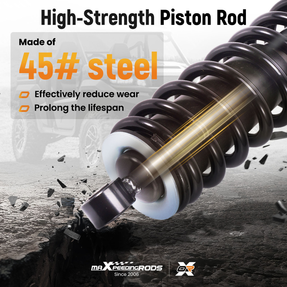 Front Shocks Strut Absorber Kit compatible for Honda Rancher 350 4x4 ES 2000-2006