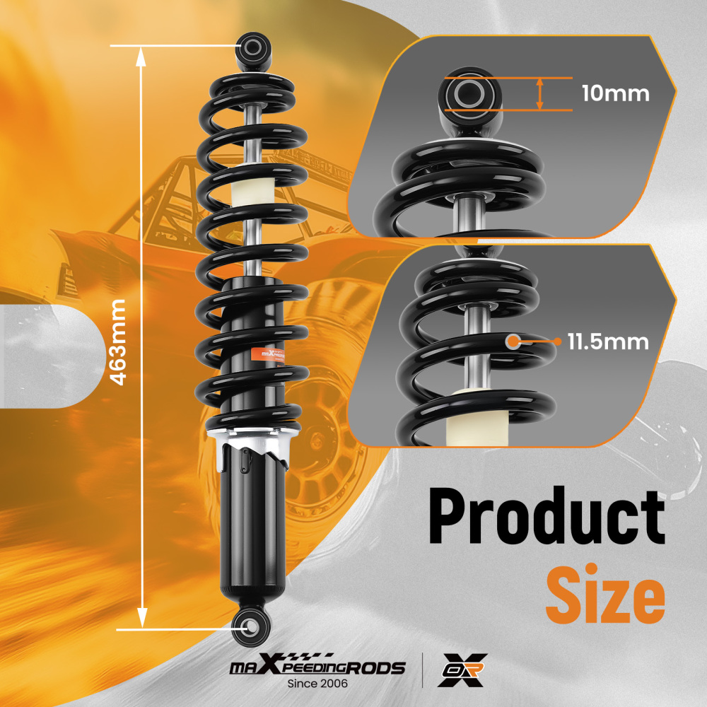 Front Gas Shock compatible for Polaris Ranger 1000 Crew Premium 570 900 Diesel 2013-2023