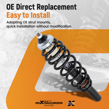 Front Coil-Over Shocks compatible for Polaris Ranger 500 2x4 4x4 2004-2005 6x6 1999