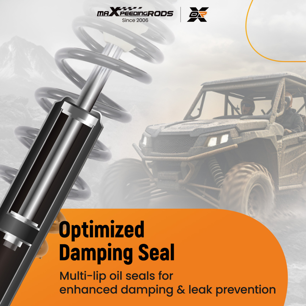 Front Coil-Over Shocks compatible for Polaris Ranger 500 2x4 4x4 2004-2005 6x6 1999
