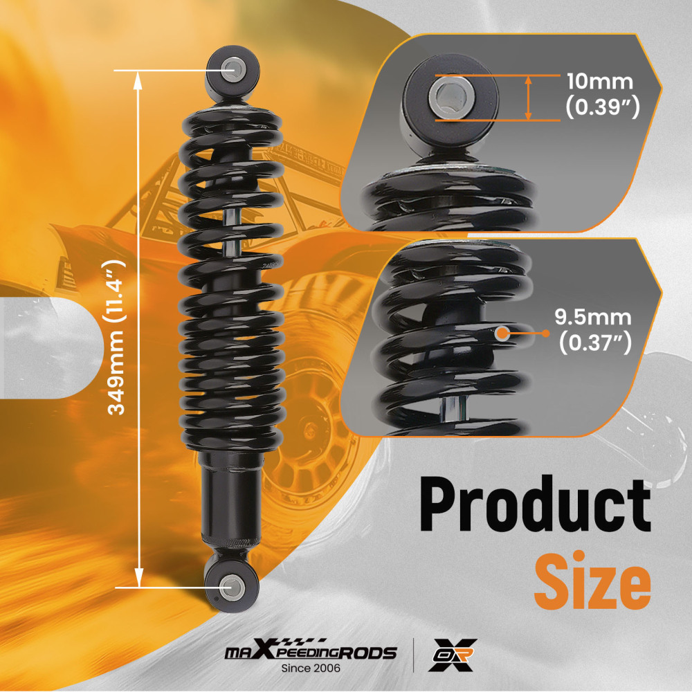 Rear Shocks Strut Absorber Kit compatible for Yamaha Golf G14 G16 G19 2007-2016 JN4F221000