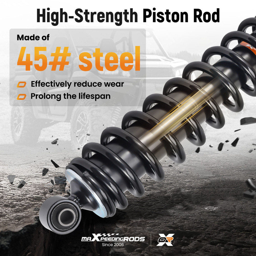 Rear Shock Strut Absorber Kit compatible for Yamaha Bruin 350 2x4 YFM350BA 2004-2006