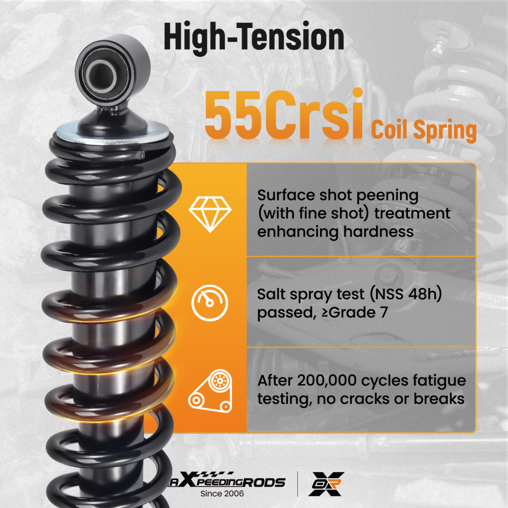 Rear Shock Strut Absorber Kit compatible for Yamaha Bruin 350 2x4 YFM350BA 2004-2006