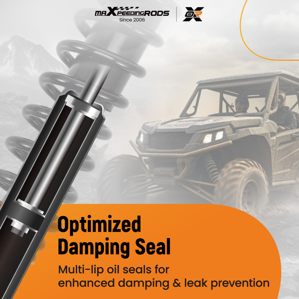 Rear Shock Strut Absorber Kit compatible for Yamaha Bruin 350 2x4 YFM350BA 2004-2006