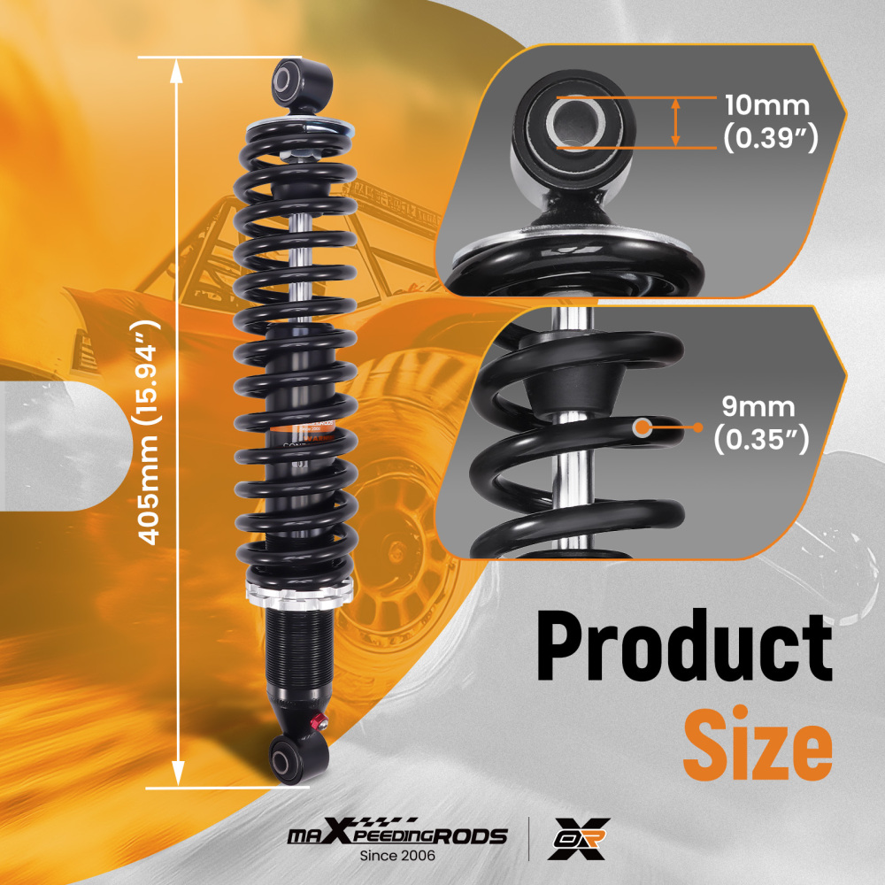 1pcs Front Shocks compatible for Yamaha Rhino 700 (YXR700) 2008-2013 ATV 5UG-F3350-00-00