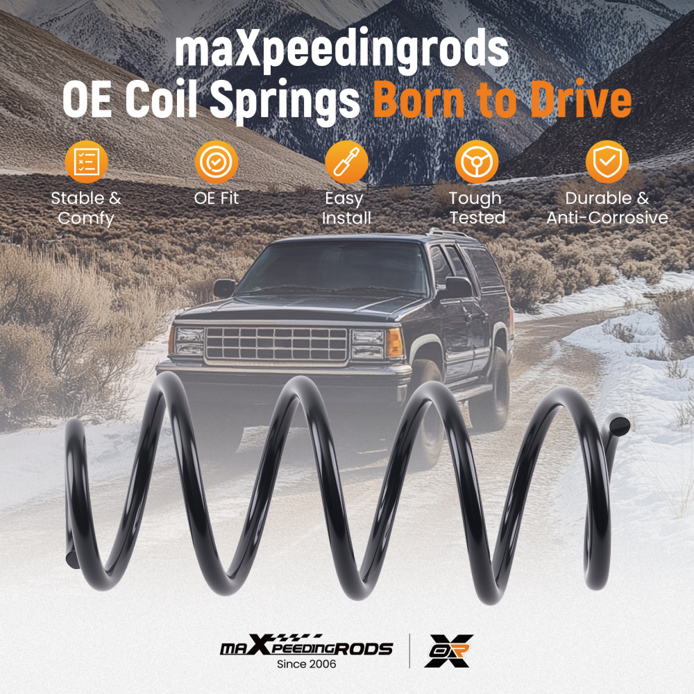 2x Coil Rear Spring Suspension compatible for Dacia Duster HS SUV 2010-2018 RA5007