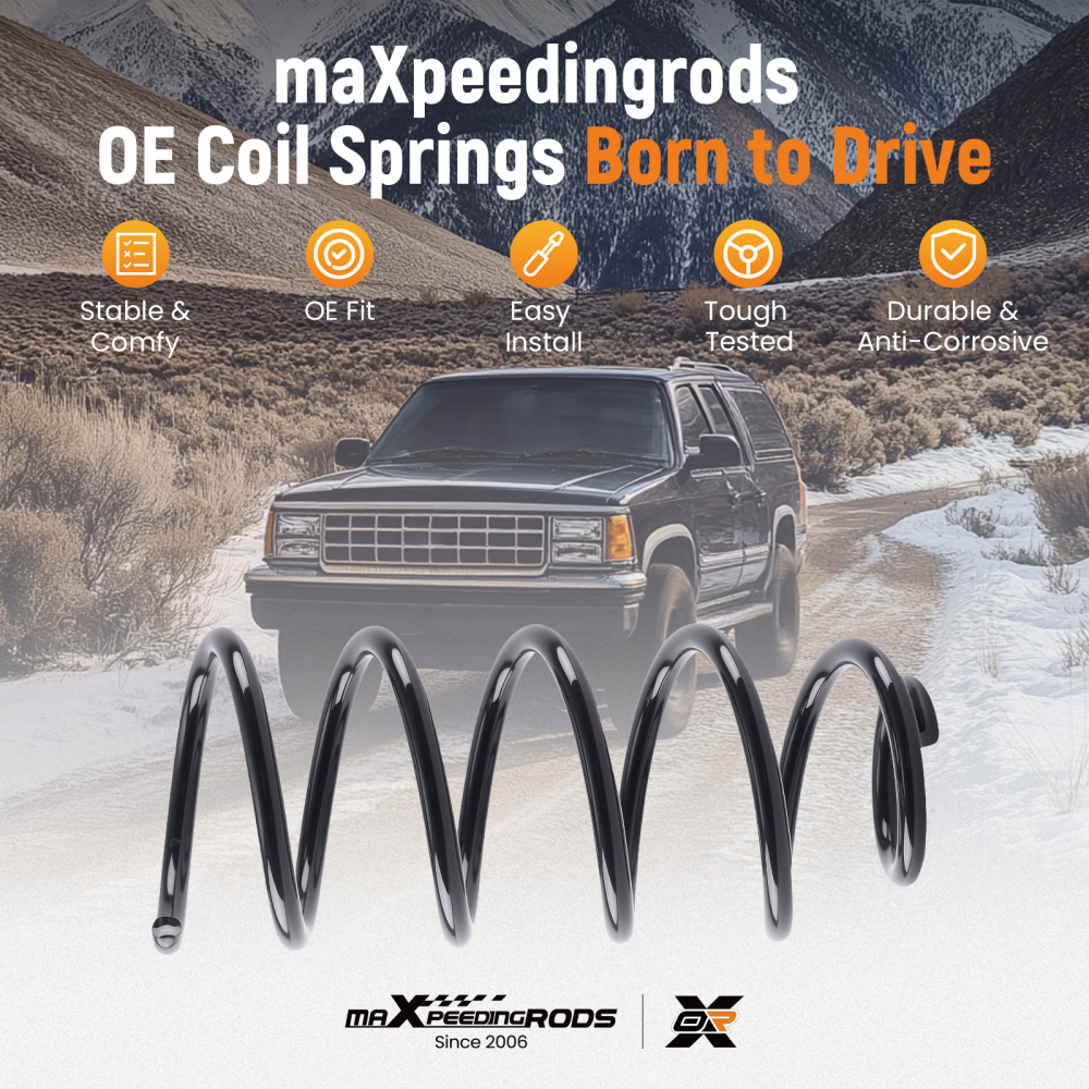 2x Coil Spring Rear Suspension compatible for Smart Fortwo 450 1999-2004 RC6370 0007502V002