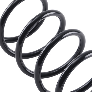 2x Coil Spring Rear Axle compatible for Smart Cabrio 450 2001-2004 0007502V002 55CrSi Steel
