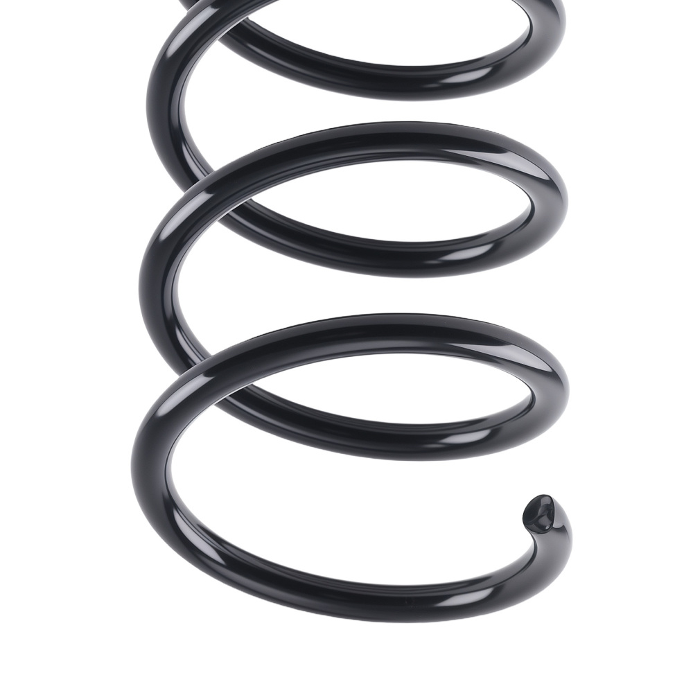 2x Coil Spring Rear Axle compatible for Smart Cabrio 450 2001-2004 0007502V002 55CrSi Steel