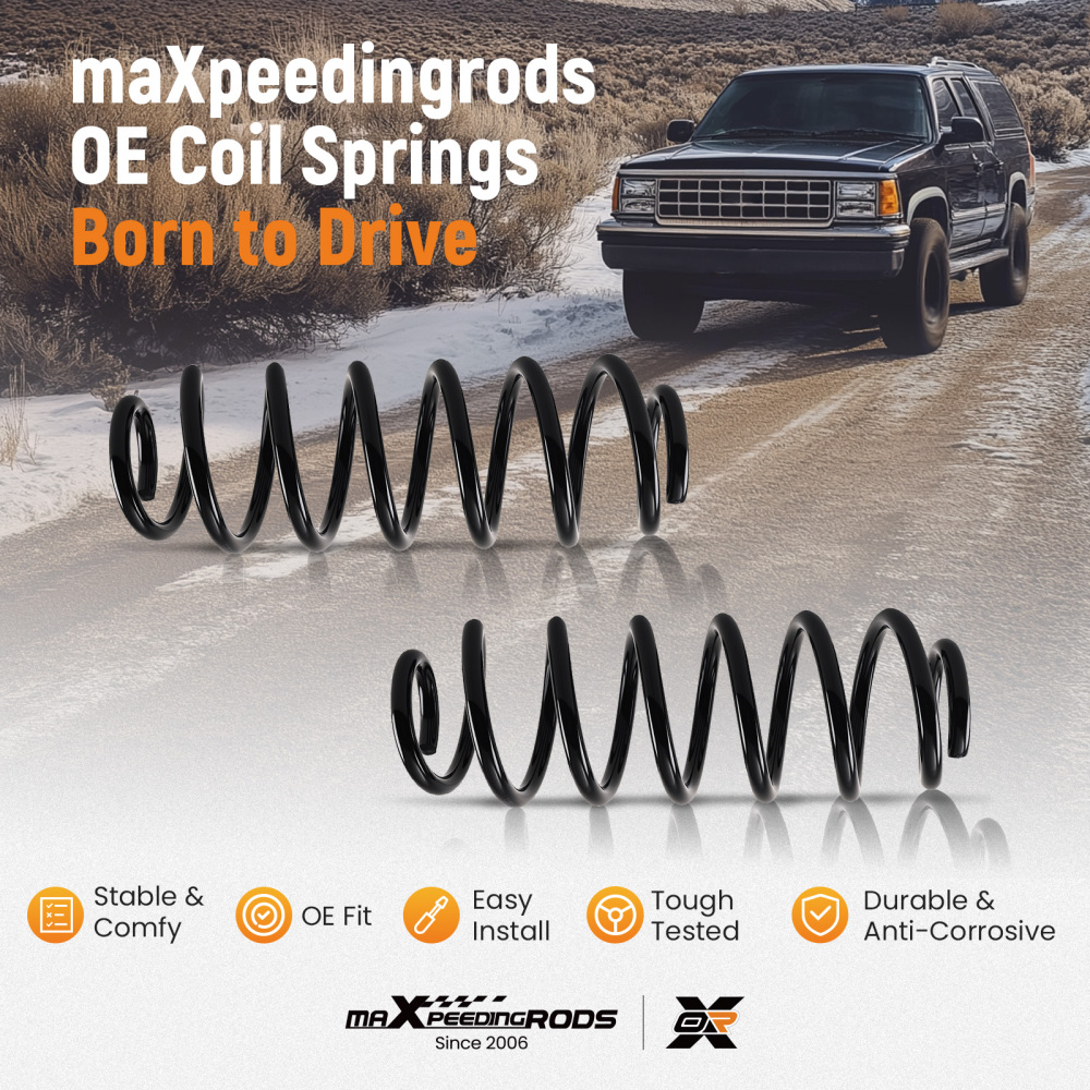 2x Coil Springs (Pair Set) Rear compatible for VW Passat B7 365 2009-2017 2.0 2.5 1.8