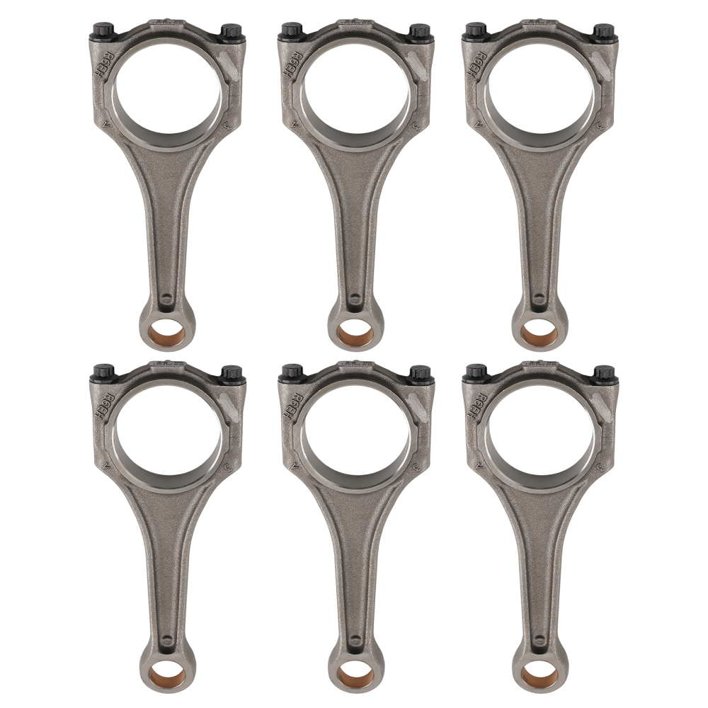 Connecting Rods Kit (6pcs) For 3.0T compatible for Audi VW A4 A5 S4 S5 A6 A7 A8 Q5 Q7 Touareg