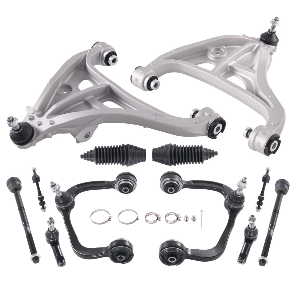 12PCS Front Upper Lower Control Arm Ball Joint compatible for Ford F-150 MARK LT 2005-2008