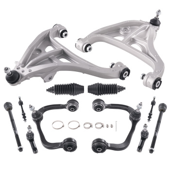 12PCS Front Upper Lower Control Arm Ball Joint compatible for Ford F-150 MARK LT 2005-2008