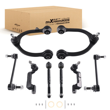 Front Upper Control Arms Sway Bars Tie Rods for 2011-2014 compatible for Chrysler 300 Charger