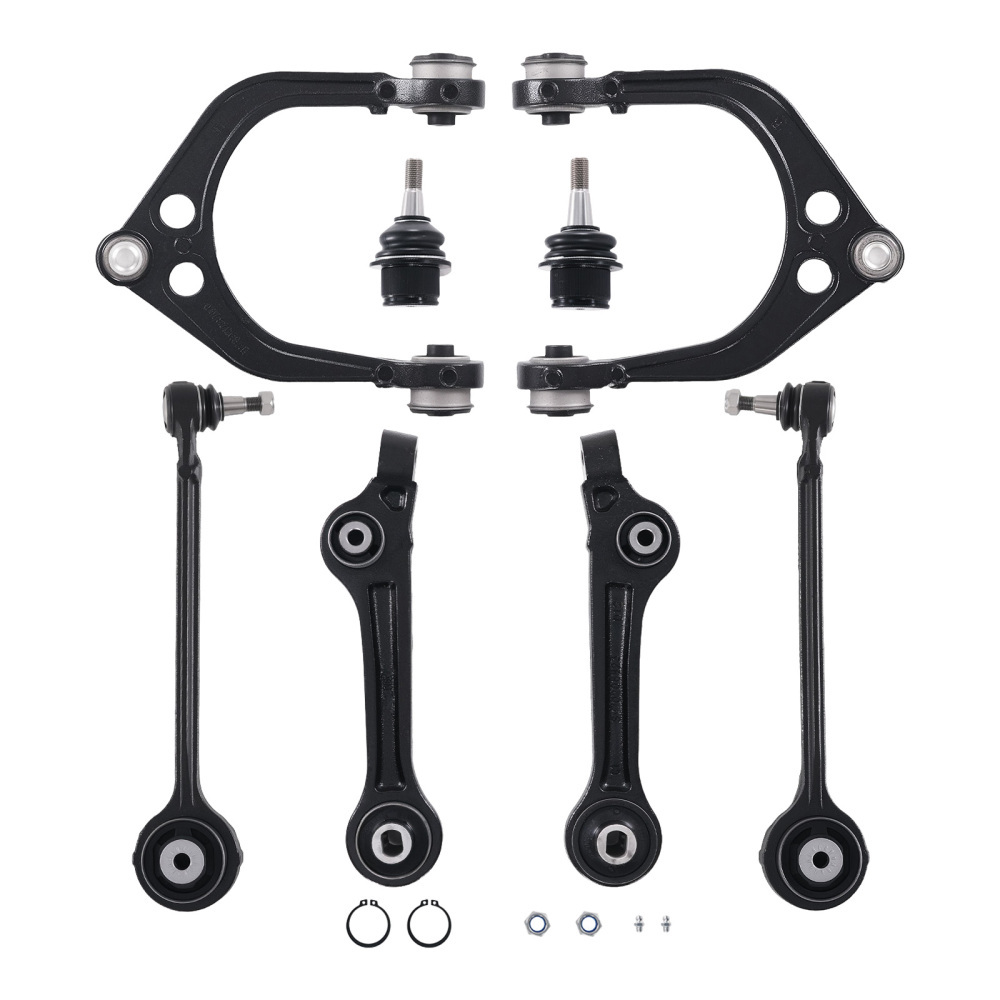 8x Front Upper Lower Control Arm w/ Ball Joint for 11-23 Charger Challenger 300