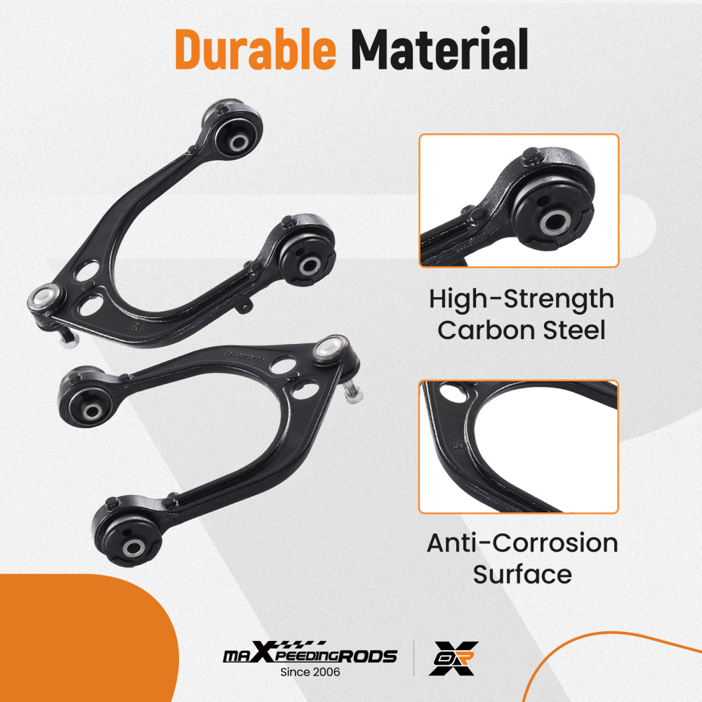 8x Front Upper Lower Control Arm w/ Ball Joint for 11-23 Charger Challenger 300