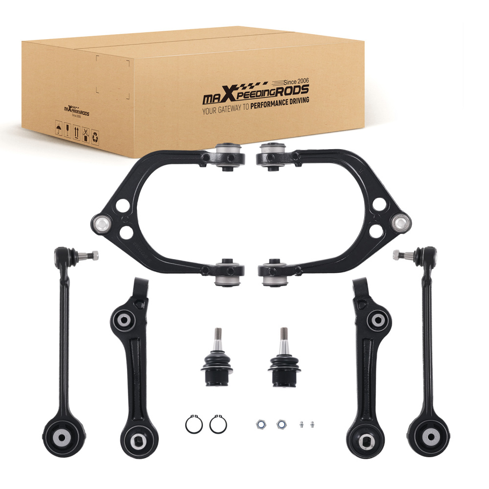 8x Front Upper Lower Control Arm w/ Ball Joint for 11-23 Charger Challenger 300