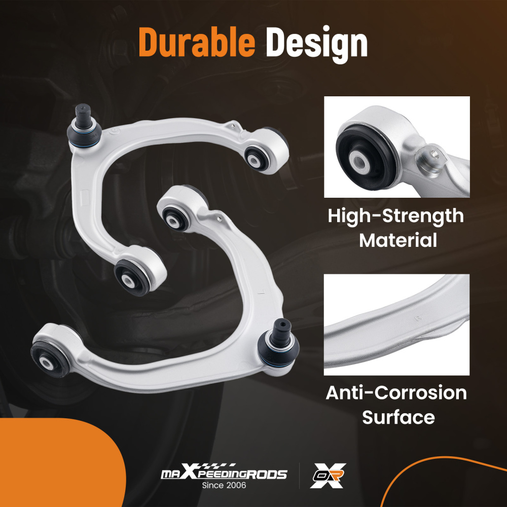 BRACCI DI CONTROLLO ANTERIORI L+R IN 8 PEZZI compatibile per BMW X5 F15 F85 X6 F16 F86 14-19