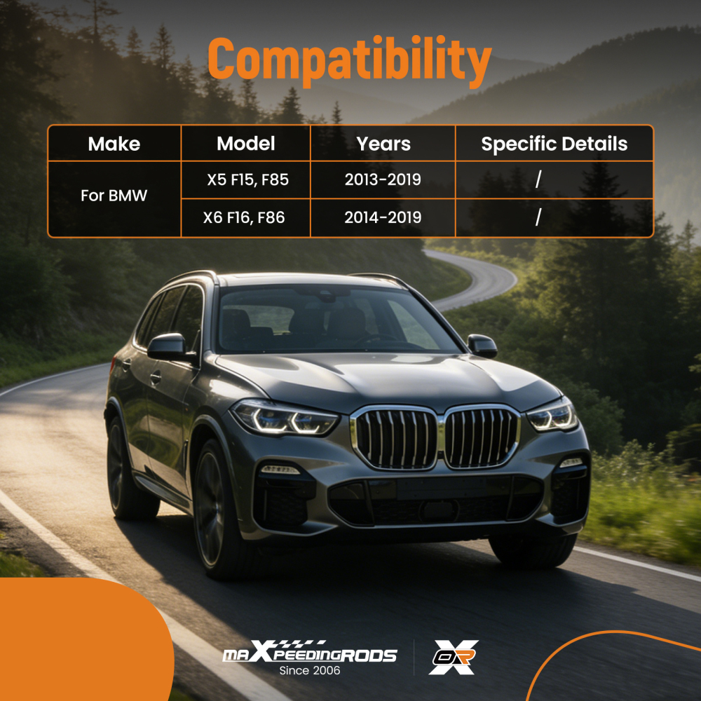 BRACCI DI CONTROLLO ANTERIORI L+R IN 8 PEZZI compatibile per BMW X5 F15 F85 X6 F16 F86 14-19