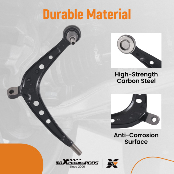 Front Suspension LR Control Arm Assembly Kit compatible for BMW 325xi 330xi 2001-2005