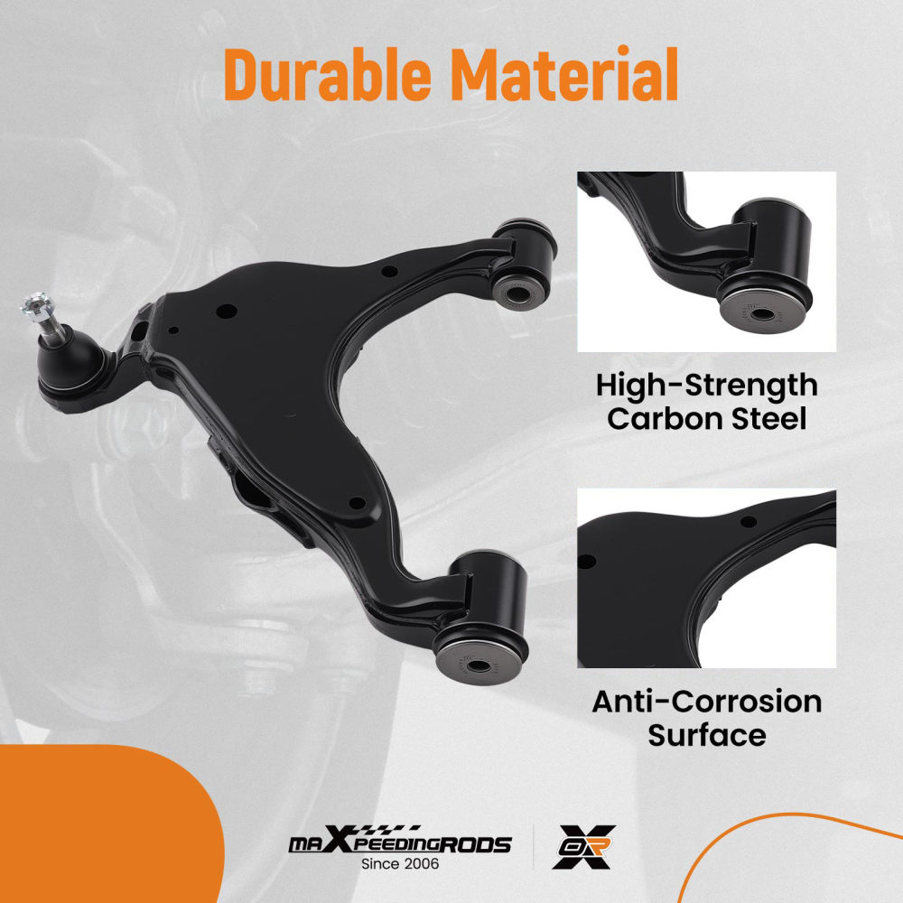 4x Front Lower Control Arm Ball Joint Sway Bar Link compatible for Toyota 4Runner 2003-2009