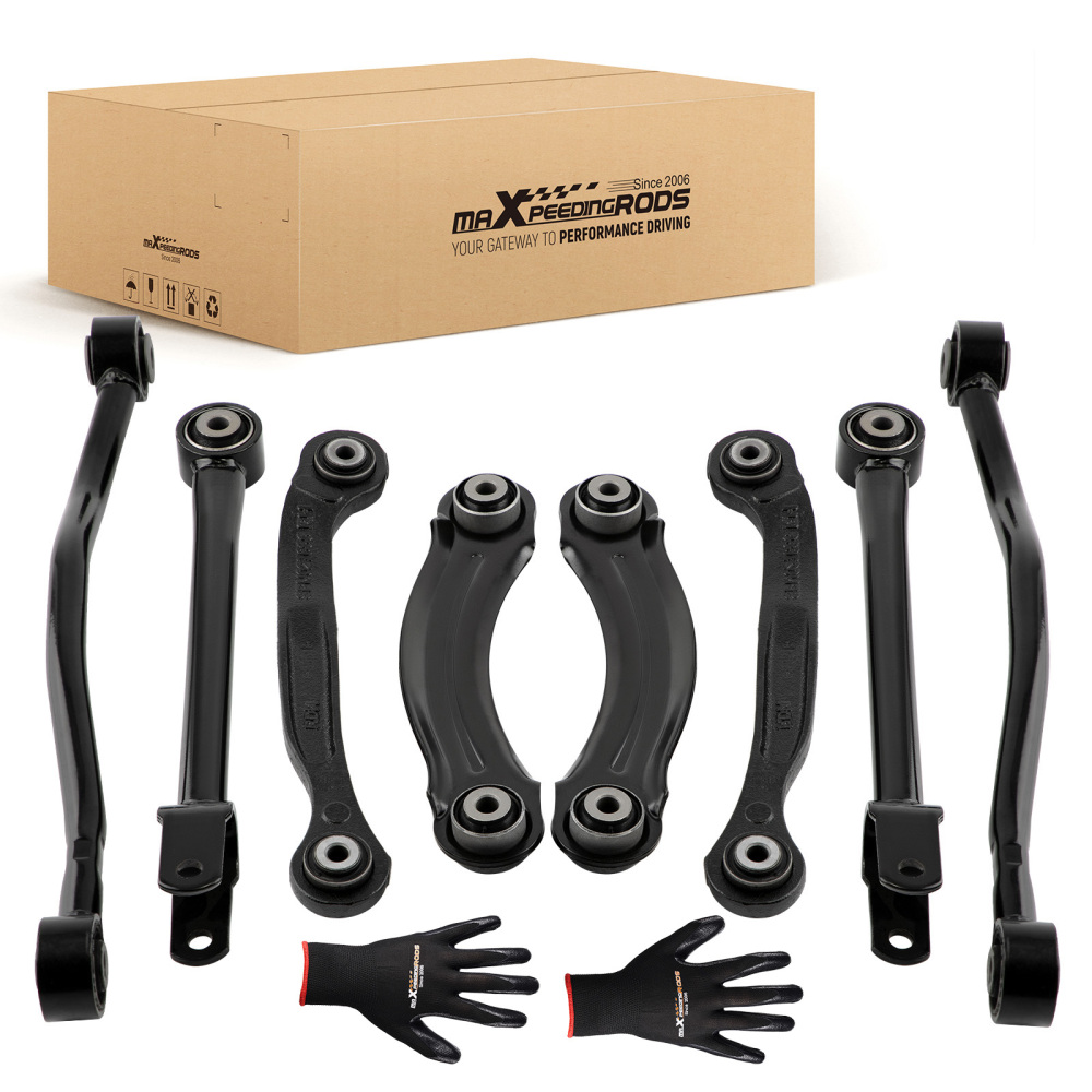 8x Rear Control Arm Kit for 2005-2016 compatible for Chrysler 300 300c compatible for Dodge Charger Challenger