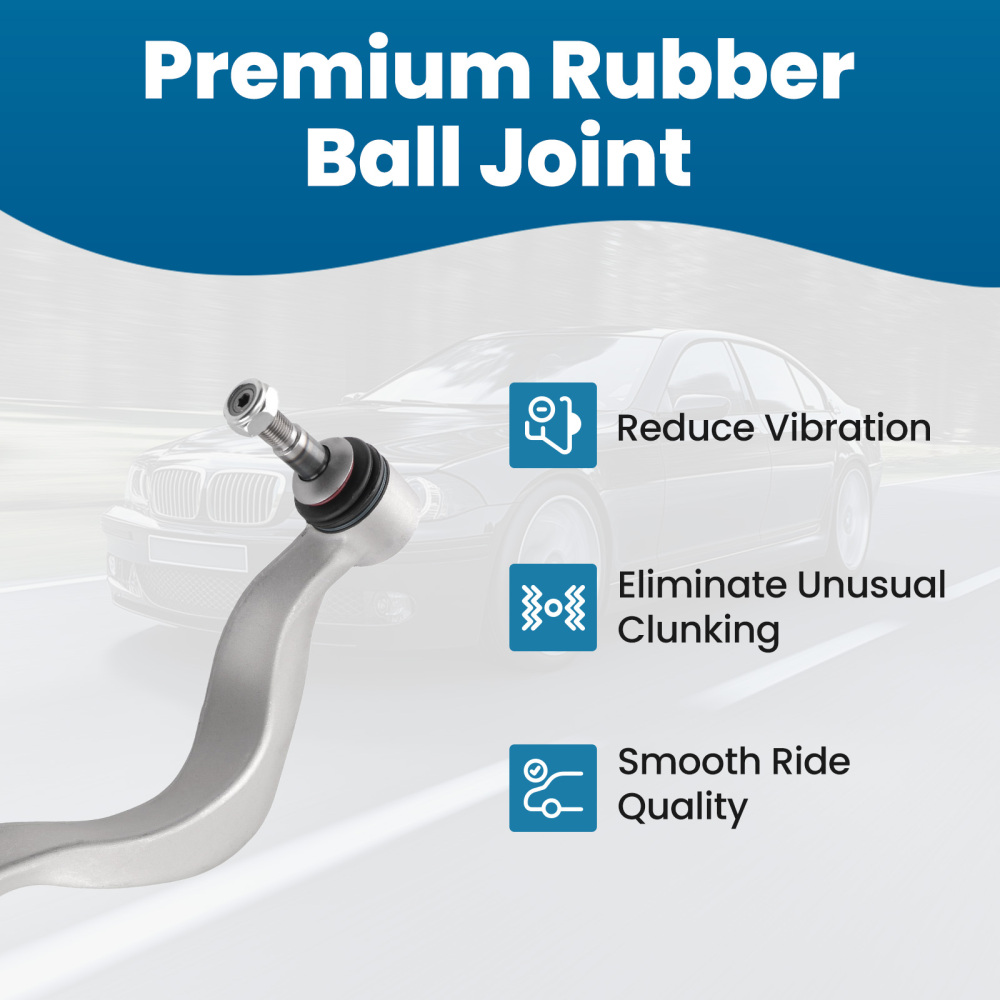 Front Lower Forward Control Arm Assembly Kit LH RH compatible for BMW 745Li 750i 2002-2008