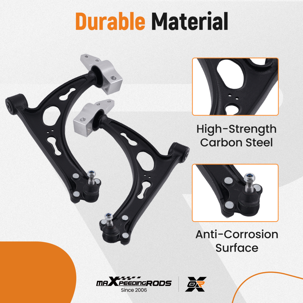 20X WISHBONE CONTROL ARM SET compatible for VW GOLF 5 6 TOURAN compatible for AUDI A3 compatible for SKODA OCTAVIA SUPERB