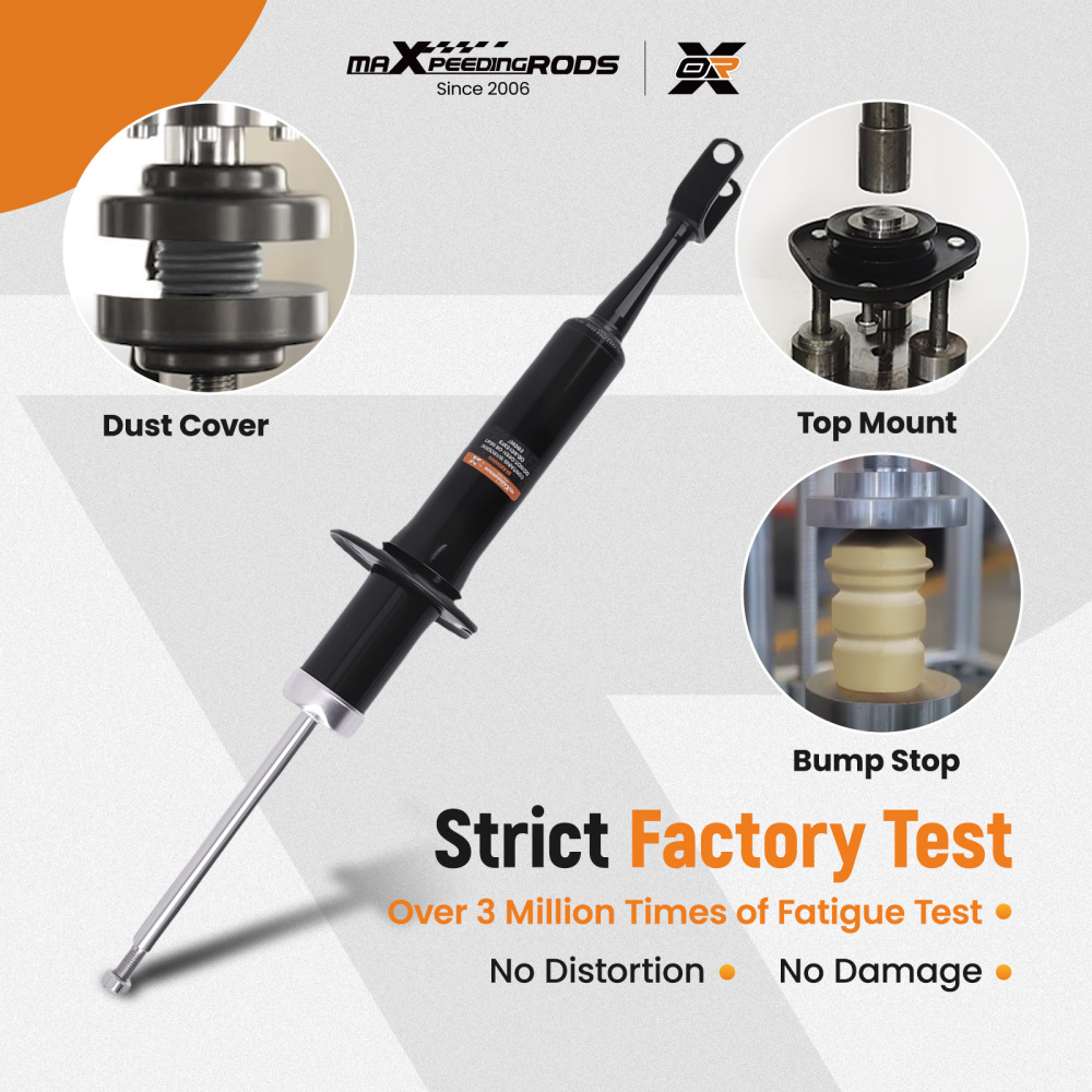 4X BRAS DE SUSPENSION + 2X AMORTISSEURS AVANT LHRH compatible pour AUDI A4 8E5 8E2 8HE 8H7