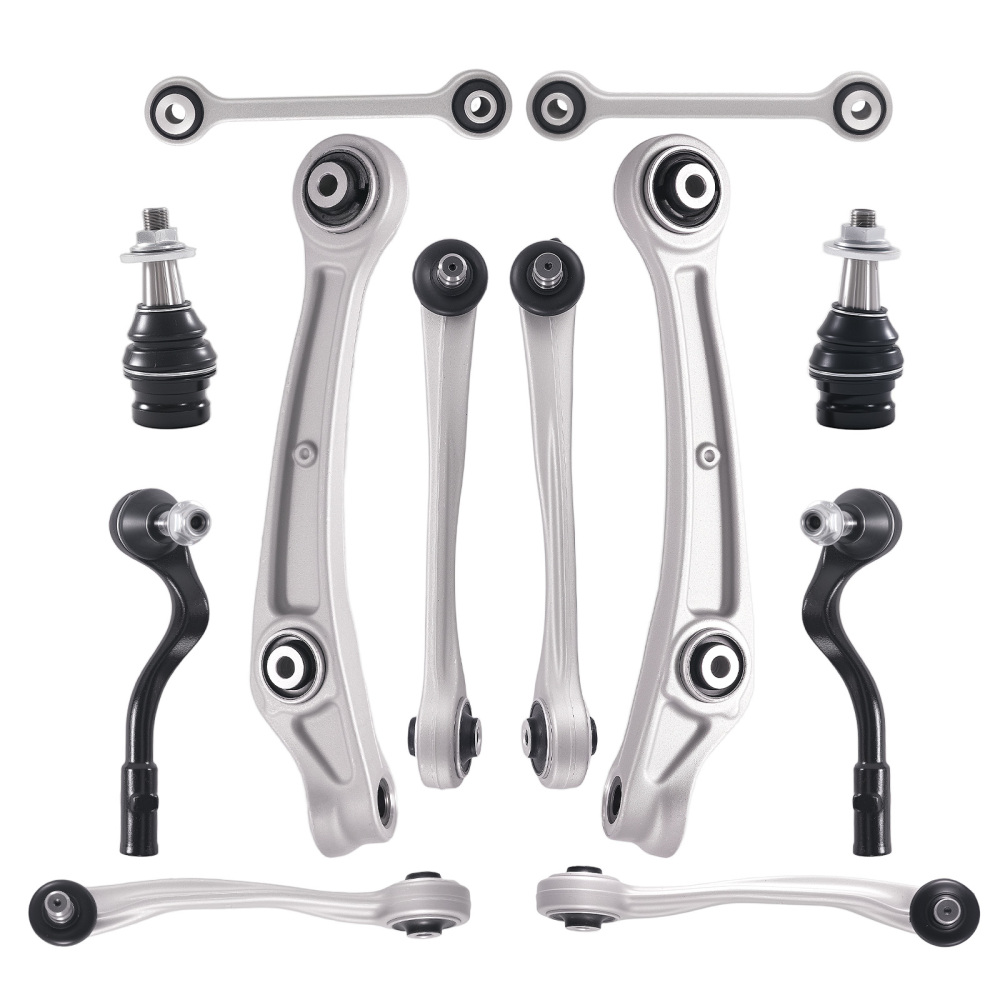14PCS BRAS DE SUSPENSION AVANT SUPÉRIEURS ET INFÉRIEURS compatible pour AUDI A4 B8 A5 Q5 L+R