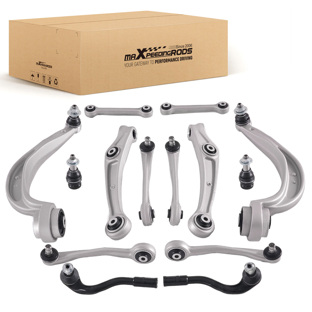 14PCS BRAS DE SUSPENSION AVANT SUPÉRIEURS ET INFÉRIEURS compatible pour AUDI A4 B8 A5 Q5 L+R