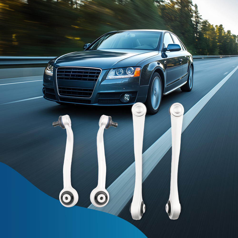 maXpeedingrods 4Pc Front Upper Control Arm Compatible for Audi A4 A5 Quattro 2009-2016