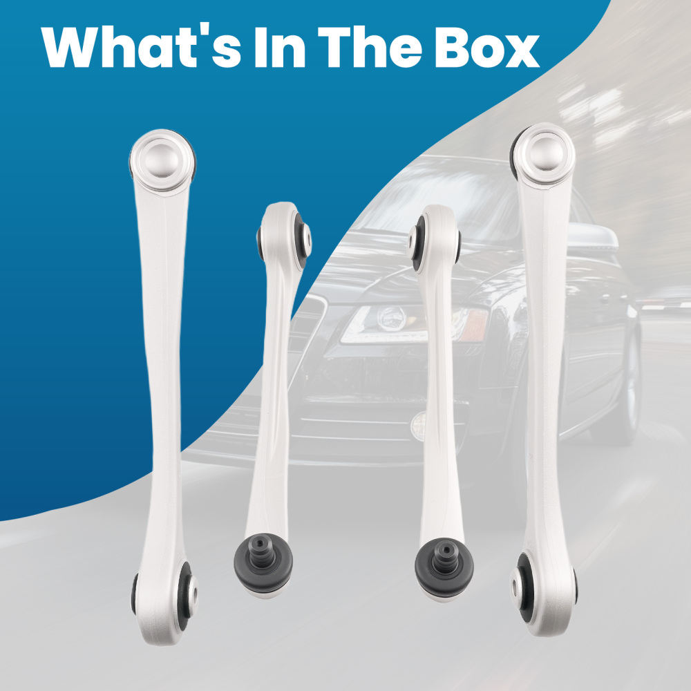 maXpeedingrods 4Pc Front Upper Control Arm Compatible for Audi A4 A5 Quattro 2009-2016