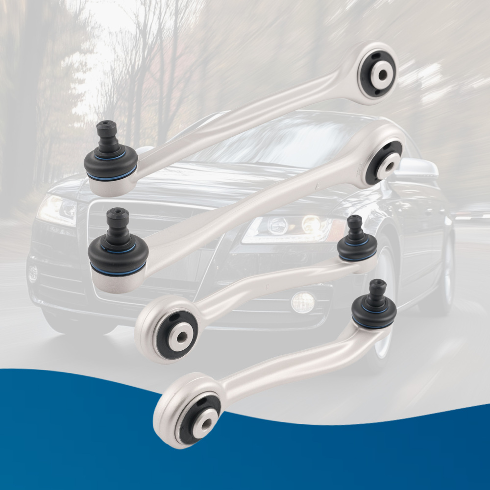 maXpeedingrods 4Pc Front Upper Control Arm Compatible for Audi A4 A5 Quattro 2009-2016