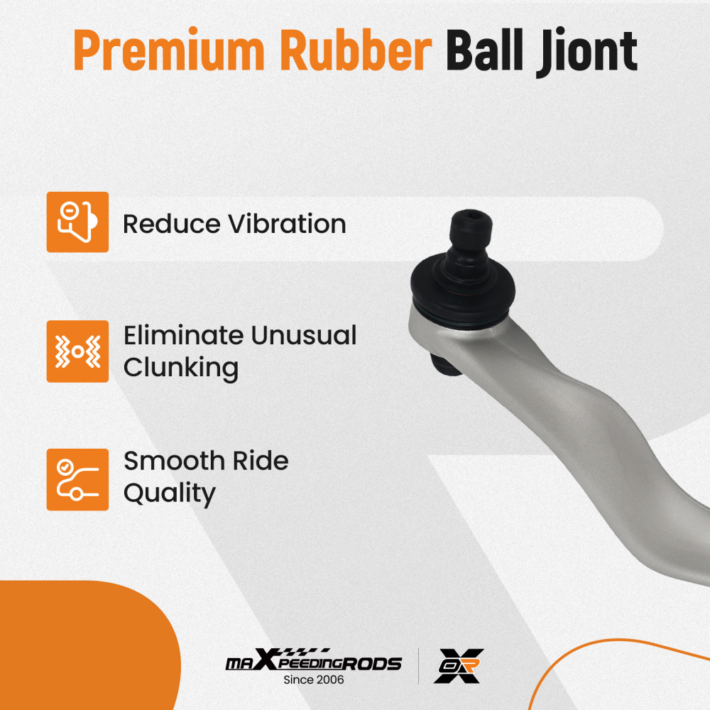 Front Upper Rearward Control Arms Ball Joint compatible for Audi A4 A6 Quattro S8 compatible for VW Passat