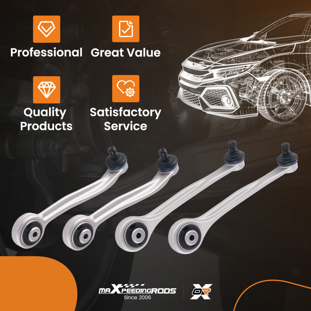 Front Upper Forward Rearward Control Arm Ball Joints compatible for Audi A5 A6 A7 2010-18