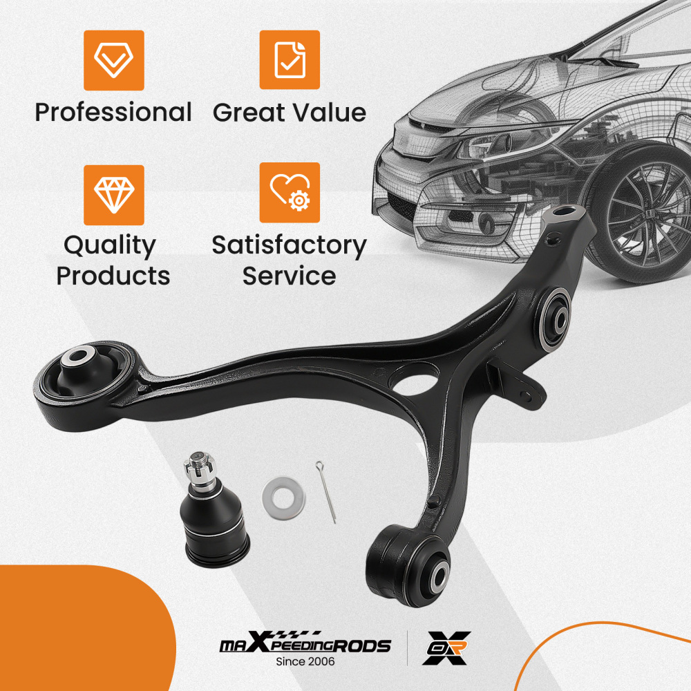 Front Left Lower Control Arm Ball Joint compatible for Honda Accord compatible for Acura TSX K641112