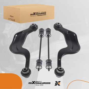 4x Rear Upper Rearward Control Arms Sway Bar Links For 2008-2017 compatible for Buick Enclave