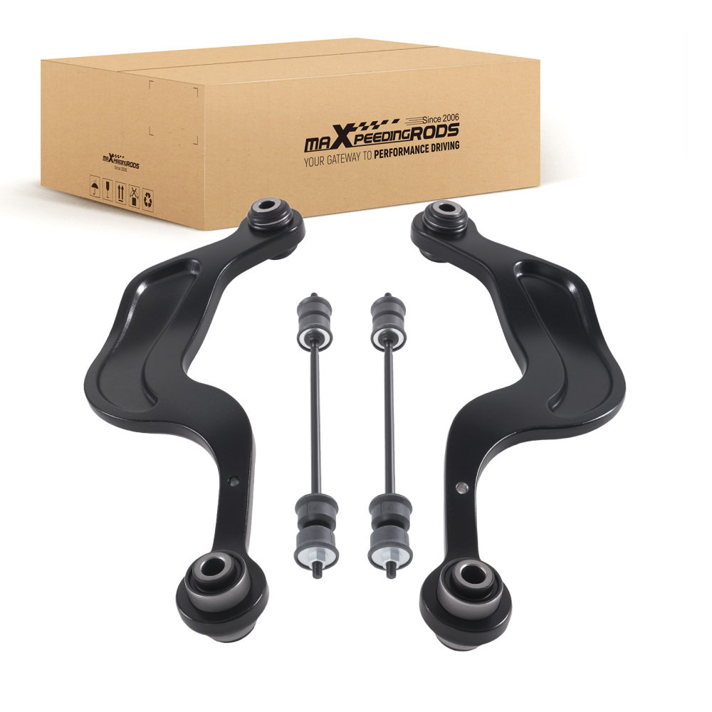 4x Rear Upper Rearward Control Arms Sway Bar Links For 2008-2017 compatible for Buick Enclave