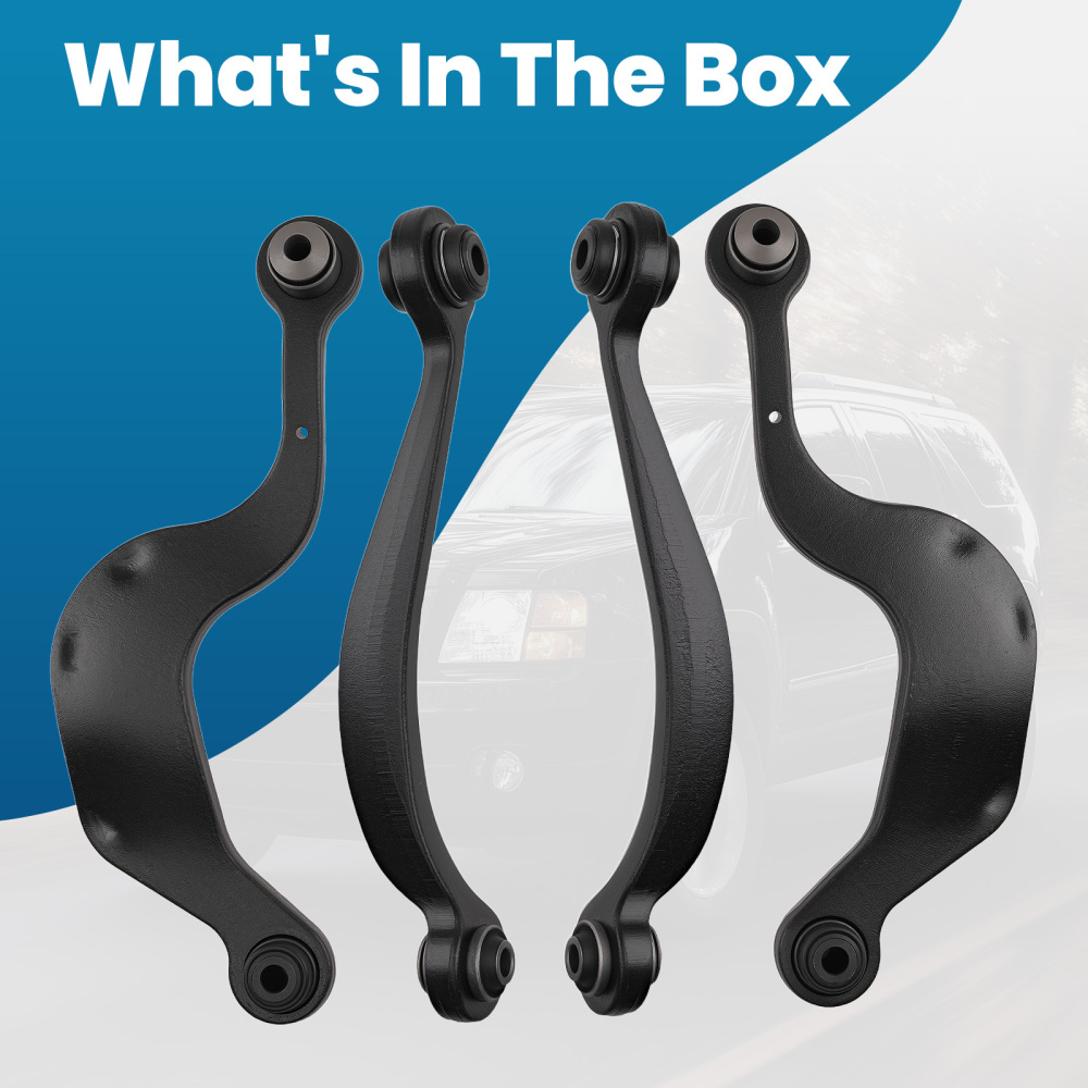 4x Rear Upper Control Arms for 2009-2017 compatible for Chevy Traverse 2008-2017 compatible for Buick Enclave