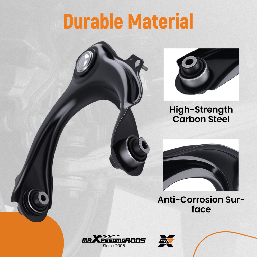 Front Upper Control Arms Tie Rod Sway Bar For 2003-2007 compatible for Honda Accord compatible for Acura TSX