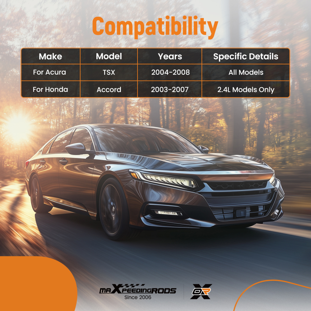 Front Upper Control Arms Tie Rod Sway Bar For 2003-2007 compatible for Honda Accord compatible for Acura TSX