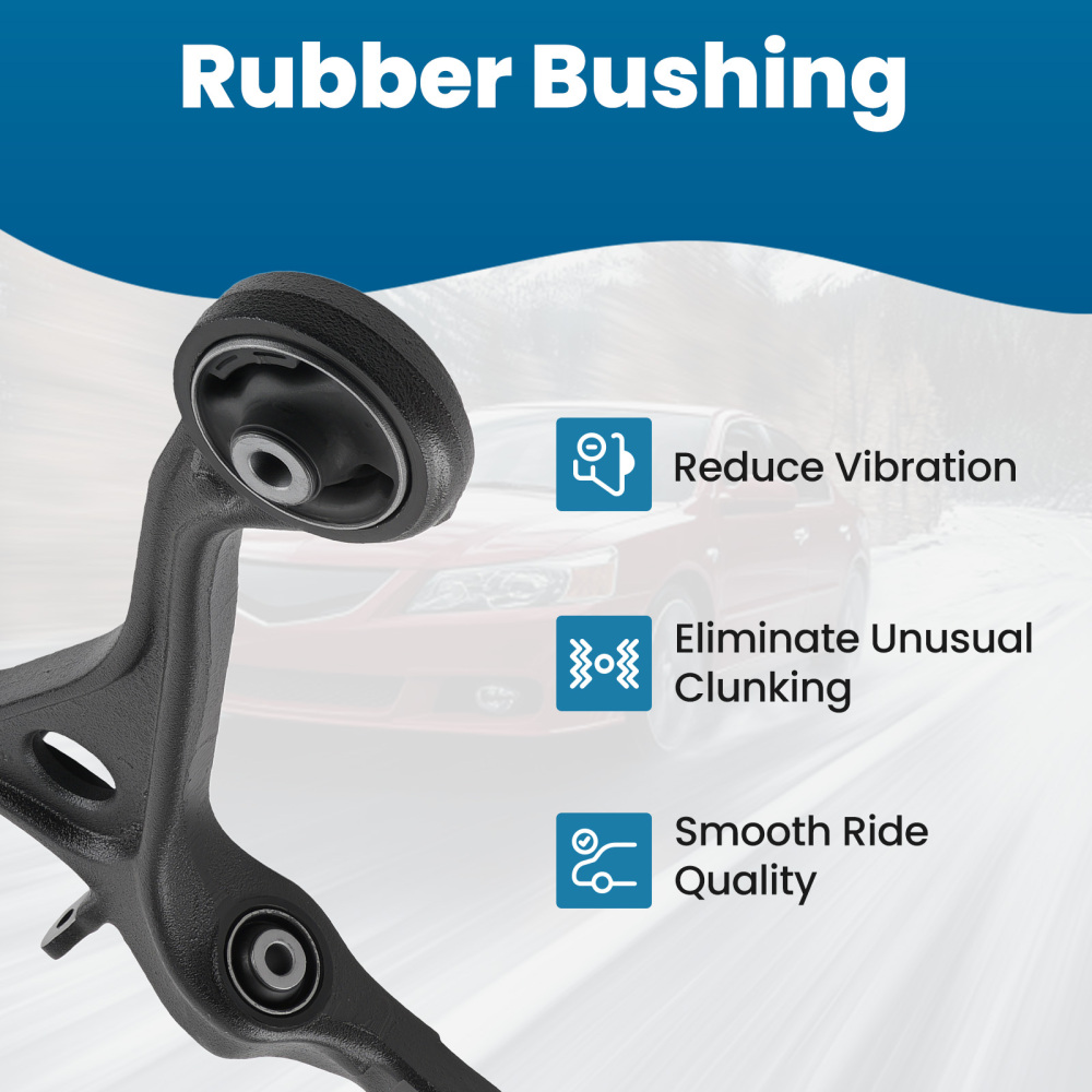 Front Upper Lower Control Arm w/Ball Joint for 2003-07 compatible for Honda Accord 2004-08 TSX