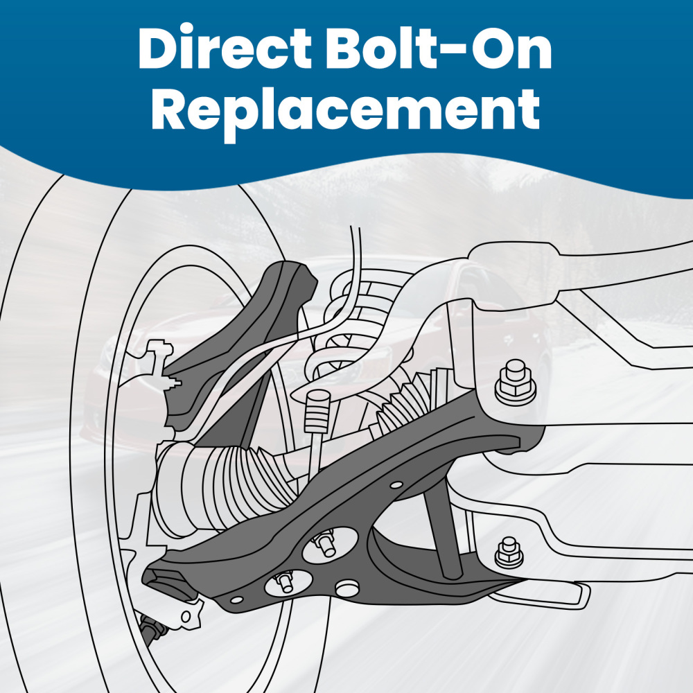 Front Upper Lower Control Arm w/Ball Joint for 2003-07 compatible for Honda Accord 2004-08 TSX