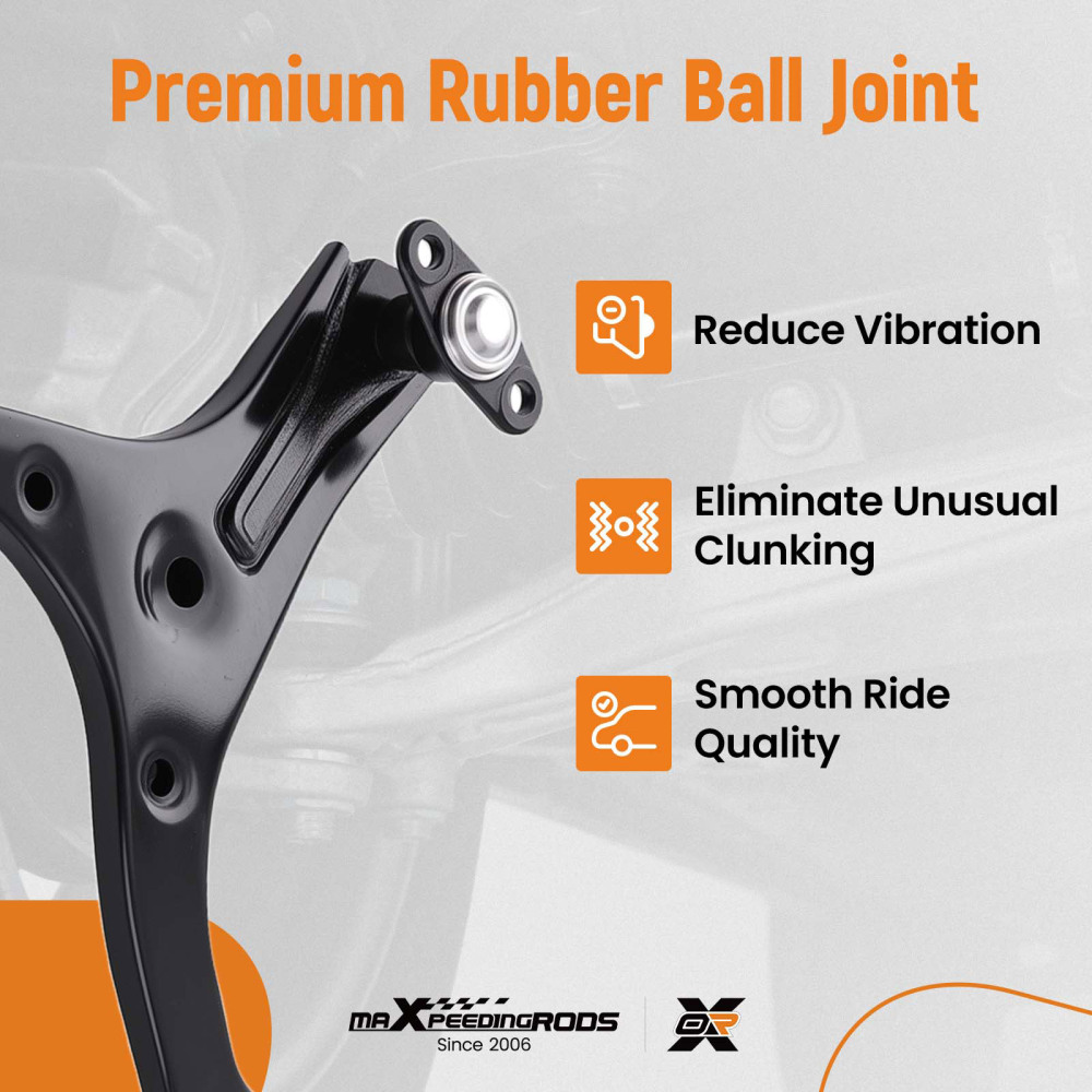 10PC Front Lower Control Arm Kit compatible for Hyundai Accent 2006-2011 517601G000